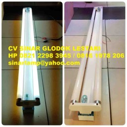 Kap Lampu TL 2x36 watt TMS012 bentuk T